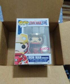 Funko POP! FK7225 3.94-Inch Marvel Captain America 3 Civil War Iron Man Unmasked Vinyl Limited Edition Figure 17 B1A4rTBYBrS