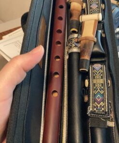 SALE - Professional Armenian DUDUK instrument Handmade From ARMENIA, leather case, 2 Pro reeds, Playing Instruction - Apricot Wood in Key A - Flute Oboe Balaban Woodwind 15 B1AP3tNZynS