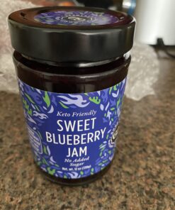 GOOD GOOD No Added Sugar Blueberry Jam - Keto Friendly Jelly - Low Carb, Low-Calorie and Vegan - Diabetic Friendly - 12oz / 330g (Pack of 1) 12 Ounce (Pack of 1) 44 B1AV4jKOeqS
