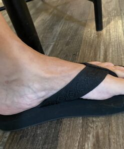 Reef Women's Sandy Flip-Flop 8 Black/Black 34 B1AcYV z8GS