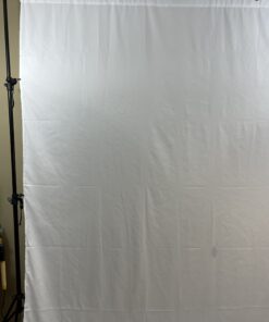 Julius Studio 6 x 9 ft. (72 x 108 inch) Pure White Backdrop Screen, 100% Pure Seamless Background, High Density 150 GSM Fabric with Elastic String Clips for Photo Video Streaming Studio, JSAG103 38 B1Ah6rPCPwS
