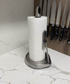 simplehuman Tension Arm Standing Paper Towel Holder, Brushed Stainless Steel Discontinued 18 B1AxuLC9gS