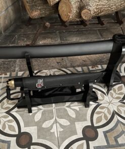 Handmade Sword - Black Lacquered Wood, Deluxe Table Stand for Katana or Wakizashi Swords, Sword Table Display Holder Single Tier Table for Tanto Stand 13 B1BGViYfnuS