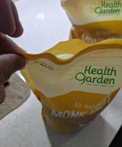 Health Garden Monk Fruit Sweetener, Classic - Non GMO - Gluten Free - Sugar Substitute - Kosher - Keto Friendly (3 lbs) 3 Pound (Pack of 1) 23 B1BYpx6MttS