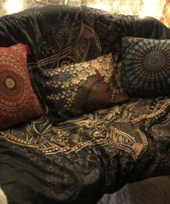 16x16 Inches Indian Decor Mandala Cushion Covers Arabian Decor Pillows Set Of 5 Pcs Moroccan Decor Christmas Pillows Decorative Pillow Covers Home Decor Wedding Decoration (16X16 Inches) 16X16 Inches 32 B1BaHshHrnS