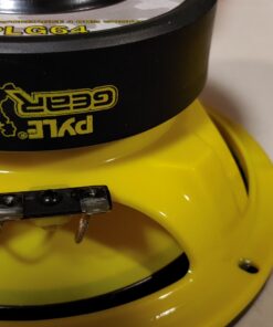 Pyle 6.5 Inch Mid Bass Woofer Sound Speaker System - Pro Loud Range Audio 300 Watt Peak Power w/ 4 Ohm Impedance and 60-20KHz Frequency Response for Car Component Stereo PLG64,Yellow 45 B1CfUXMgX1S