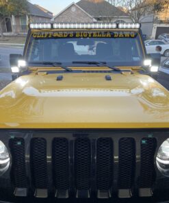 AutoFeel LED Light Bar Kit 52 Inch + 22 Inch + 4PCS 4Inch 32000LM 6000K Light Bars Flood Spot Beam Combo for Truck SUV ATV UTV Boat 55 B1Cm4uRrwS