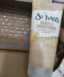 St. Ives Gentle Smoothing Face Scrub and Mask Oatmeal, ONE , 6 oz 6 Ounce (Pack of 1) 51 B1D thJM7PS