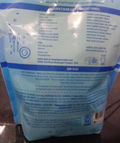 Seventh Generation Dishwasher Detergent Packs for Sparkling Dishes Free & Clear Dishwasher Tabs 45 Count, Pack of 2 (Packaging May Vary) Free and Clear 45 Count (Pack of 2) 38 B1DHwMU9YS