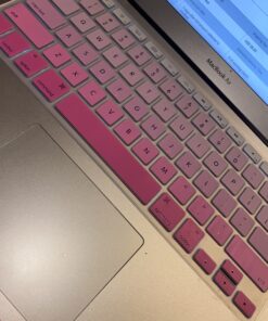 Allinside Pink Ombre Keyboard Cover Skin for MacBook Pro 13" 15" 17" (2015 or Older Version), MacBook Air 13" A1369/A1466, Older iMac Wireless Keyboard MC184LL/B 2010-2017 MacBook Air 13 & 2008-2015 Mac Pro 13/15 Ombre Pink 40 B1DJl91xT7S 3