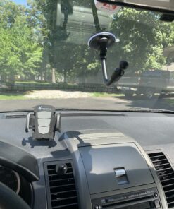 Car Phone Mount, Vansky 3-in-1 Cell Holder Air Vent Dashboard Mount Windshield for iPhone Xs Max R X 8 Plus 7 6S Samsung Galaxy S9 S8 Edge S7 S6 LG Sony and More 36 B1DPsgoxxFS