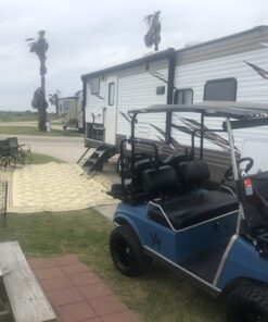 Stylish Camping 119187 9-feet by 18-feet Reversible Mat, Plastic Straw Rug, Large Floor Mat for Outdoors, RV, Patio, Backyard, Picnic, Beach, Camping (Brown/Beige) 9x18 Brown/Beige 31 B1DRyGTCOS