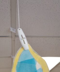 Schoolsource - 33032 Ceiling Hanger Grip Clips, Pack of 10 - 069360,White 11 B1DU4agrsDS