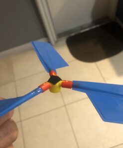 Kids Toy Balloon Helicopter (12 pack) Children's Day Gift Party Favor easter basket, stocking stuffer or birthday! Flying Toys for Boys and Girls - Outdoor Sport Toy for 7 8 9 10 Year Old 24 B1DqAVEEGCS