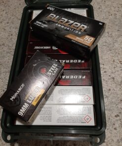 MTM AC30C-11 Ammo Can Short | 30-Caliber | Heavy-Duty Dual Latching System | Rugged Polypropylene Plastic | O-Ring Seal System, Water Resistant | Forest Green, Medium 24 B1DzfOYP1S