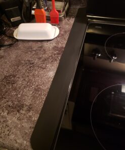ITEMporia Silicone Stove Gap Covers (2 Pack), Easy Clean Heat Resistant Oven Gap Filler To Seal Between Stovetop and Counter (25 Inches, Black) 25 Inches 28 B1E rg6CQoS