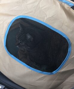 Necoichi Portable Stress Free Cage Carrier and Litter Box, Indoor & Outdoor, Travel (Beige, Carrier) Beige 39 B1ECHeXr4PS 1