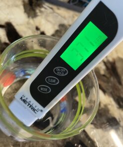 Professional TDS ppm Conductivity Meter - Quick and Easy EC TDS and Temperature Test Pen | 0-9999 ppm with ± 2% Accuracy | Perfect 3-in-1 Tester For Ro Water Aquarium Hydroponics Coffee Pool etc. White 39 B1FkxCCAggS