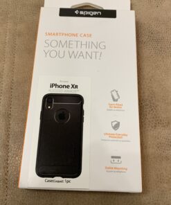 Spigen Rugged Armor Designed for iPhone XR Case (2018) - Matte Black 46 B1G4zQEY85S
