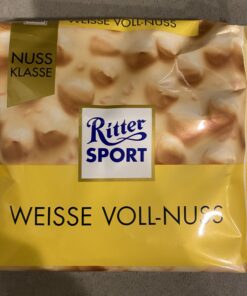 Ritter Sport White Chocolate with Whole Hazelnuts, 3.5 Ounce (Pack of 10) 3.5 Ounce (Pack of 10) 18 B1GV2y6EKBS