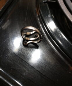 AZYOUNG 316L Stainless Steel Pirate Octopus Ring Tentacles Black S-shaped One Size Opening Ring 24 B1Gzb8zjCS