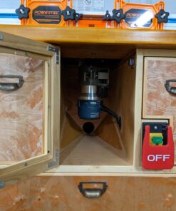 POWERTEC 71054 120V Magnetic Paddle Switch, 1/2 HP, fits Table Saw, Router Table, Drill Press, Bench Saw, Band Saw 1 Count (Pack of 1) 41 B1HU3uVgeCS