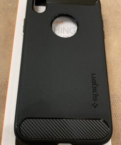 Spigen Rugged Armor Designed for iPhone XR Case (2018) - Matte Black 47 B1HatuUHcWS