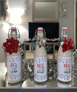 Estilo Swing Top Clear Glass Bottles,16oz Set of 6 Easy Cap Clear Bottles with Stoppers, Flip Top Glass Bottles to Store Home Brews, Oils, Vinaigrettes, Wines, Beer, Teas, Limoncello 16 oz 24 B1HgvMNOUAS