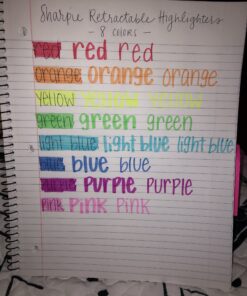 Sharpie Retractable Highlighters, Chisel Tip, Assorted, 8 Count 8 Count Assorted 46 B1Hi0ReP4YS