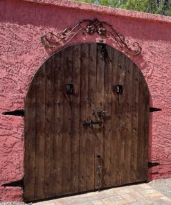 A29 Hardware Cast Iron Speakeasy Door Grill/Grille with Viewing Door, Black Powder Coat Finish, Medium Size Medium-Black 53 B1HqvpJ6Q7S