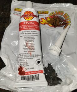 LavaLock RTV 650 F BBQ Grill Smoker Sealer Hi Temp Silicon Adhesive 3 oz. (2.8 Fluid Ounce) 23 B1Hww4owxwS