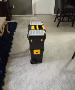 Rolling Tool Box with Wheels, Foldable Comfort Handle, and Removable Top – Toolbox Organizers and Storage by Stalwart 49 B1I7aYVAUGS