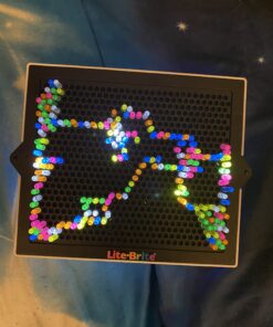 Lite-Brite Classic, Favorite Retro Toy - Create Art with Light, STEM, Educational Learning, Holiday, Birthday, Gift, Boys, Kid, Toddler, Girls Age 4+ Lite Brite Classic 30 B1Ii7mpNz4S