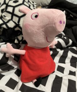 Peppa Pig Hug N' Oink Plush Stuffed Animal Toy, Large 12" - Press Peppa's Belly to Hear Her Talk, Giggle & Oink - Ages 18+ Months 31 B1J4y5MIZKS 1