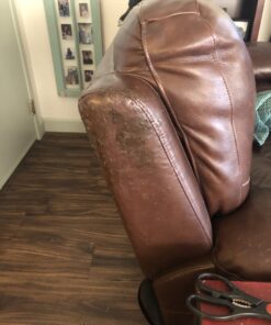 Tear Mender Premium Leather Repair Kit with Patches and Color Refinish Compound, 2 oz Bottle, TM-P-LRK 15 B1JMbHmmjyS