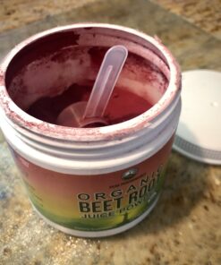 Organic Beet Root Powder - Ultra High Purity Super Food Beets Juice Powder. 100% Pure Nitric Oxide Boosting Beetroot Supplement. Keto, Paleo, Vegan Reds Superfood Rich in Polyphenols 48 B1JkcaZV vS