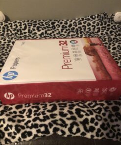 HP Paper Printer | 8.5 x 11 Paper | Premium 32 lb | 1 Ream - 500 Sheets | 100 Bright | Made in USA - FSC Certified | 113100R 1 Ream | 500 Sheets Premium32 35 B1JrNHILuGS