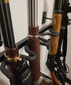 Hold Up Displays - Gun Rack and Rifle Storage Holds 6 Winchester Remington Ruger Firearms and More - Heavy Duty Steel - Made in The USA 1 Pack 28 B1JrqjaEttS