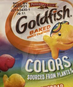 Goldfish Crackers Big Smiles Variety Pack with Cheddar, Colors, and Pretzels, Snack Packs, 30 Ct 41 B1K2BIJmHZS