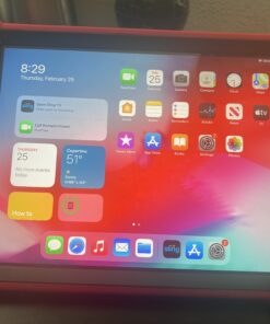 Rantice iPad 6th Generation Cases, iPad 5th Generation Case, iPad Air 2 Case, iPad 9.7 Case, Shockproof Rugged Drop Protection Cover Built with Kickstand for iPad 9.7'' A1893/A1954/A1822/A1823(Red) Red+Black 34 B1K2D0QLHsS