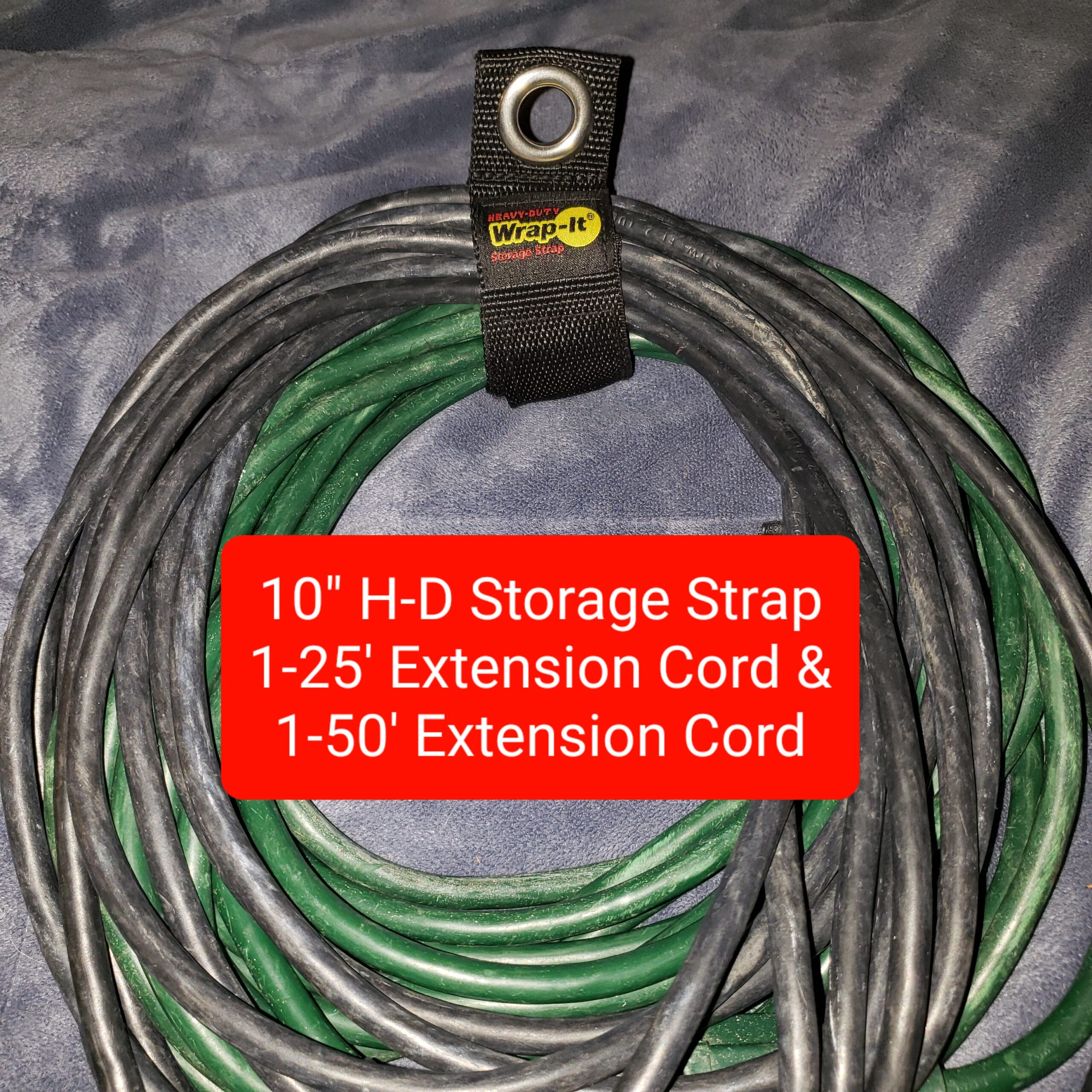 Heavy-Duty Wrap-It Storage Straps (Assorted 6 Pack) - Extension Cord Holder, Stocking Stuffers for Men, RV Accessories, Workshop and Garage Organizers and Storage Assorted 6-Pack Black 15 Heavy-Duty Wrap-It Storage Straps (Assorted 6 Pack) - Extension Cord Holder, Stocking Stuffers for Men, RV Accessories, Workshop and Garage Organizers and Storage Assorted 6-Pack Black - Image 15