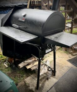 Royal Gourmet CC1830S 30" BBQ Charcoal Grill and Offset Smoker | 811 Square Inch cooking surface, Outdoor for Camping | Black Grill & Smoker 64 B1K8S WHwfS 1