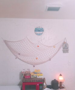 Whitelotous Decorative Natural Fishing Net Seaside Wall Beach Party Sea Shell Fishnet Decor 33 B1KbuEAeMUS