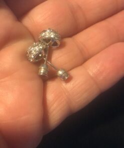 Most Secure Earring Back by Chrysmela Platinum Patented technology automatically fit and lock all types of earring posts Replace screw backs, La Pousset, butterfly backs 39 B1KzKvoOIhS