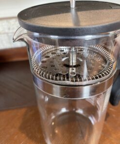 GROSCHE Borosilicate 3.3 Glass Universal Replacement Beaker for French Press Coffee and Tea Makers - Enhanced Coffee and Tea Brewing Experience (34.oz - Medium) 1000 ml / 34 oz / Medium 38 B1L0FPronS