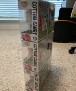 PLAYOLY Pop Protector Case for Funko - 4" Inch Pop! Vinyl Figures, Strong Pop Protectors, Crystal Clear, Heavy Duty Acid Free w/ Protective Film Lot of 20 56 B1L6Fgu2UuS