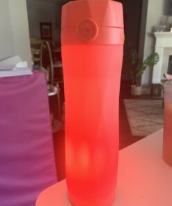 Hidrate Spark 3 Smart Water Bottle, Tracks Water Intake and Glows to Remind You to Stay Hydrated, BPA Free, 20 oz, Coral 28 B1LGo9KbBGS