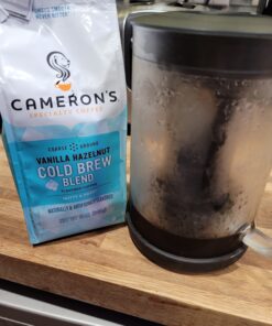 Primula Pace Cold Brew Iced Coffee Maker with Durable Glass Pitcher and Airtight Lid, Dishwasher Safe, Perfect 6 Cup Size, 1.6 Qt, Black 37 B1LIJs4Eh8S