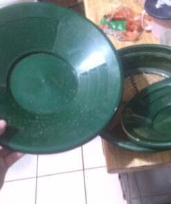 SE Gold Panning Mining Accessories Kit - Includes 10" 14" Gold Pans, 1/2" Sifting Screen, 2 Gold Vials, Snuffer Bottle, Tweezers, 7 Pieces 23 B1LIn1RlheS