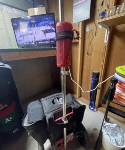 Bushwhacker The Original Portable Speaker Mount for Golf Cart Railing - Adjustable Strap Fits Most Bluetooth Wireless Speakers Attachment Accessory Holder Bar Rail 40 B1LKu71YzFS